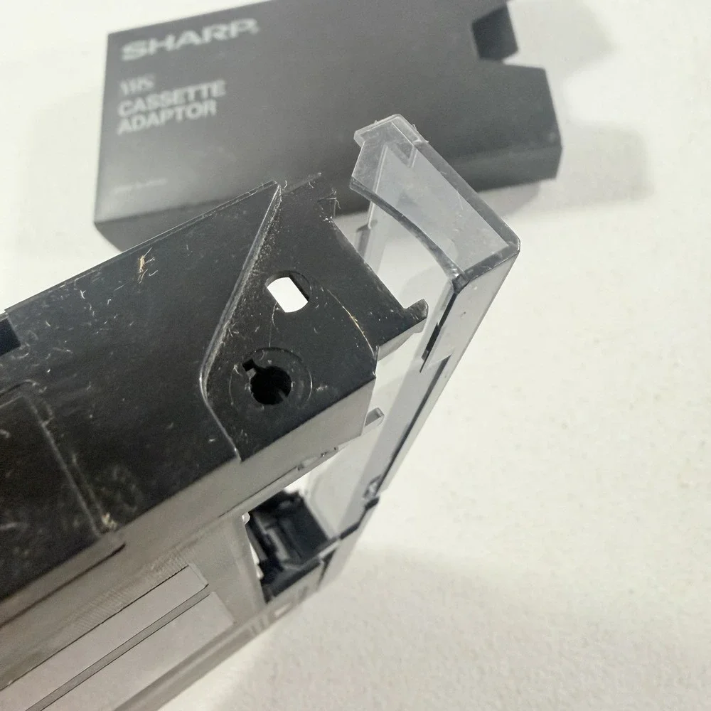 Sharp VHS Camcorder To VHS Cassette Adapter Converter VR-72CA UNTESTED READ